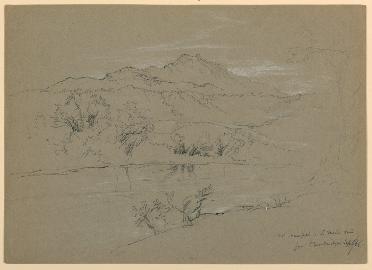 Widok na Mount Mansfield z Cambridge, Vermont autorstwa Daniel Huntington