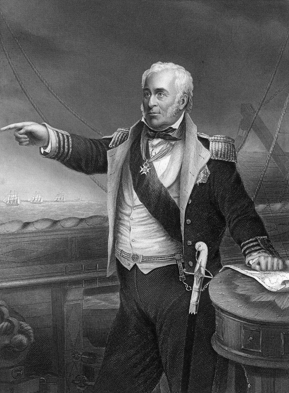 Admirał Sir Charles Napier 1786-1860, 1857. autorstwa Daniel John Pound