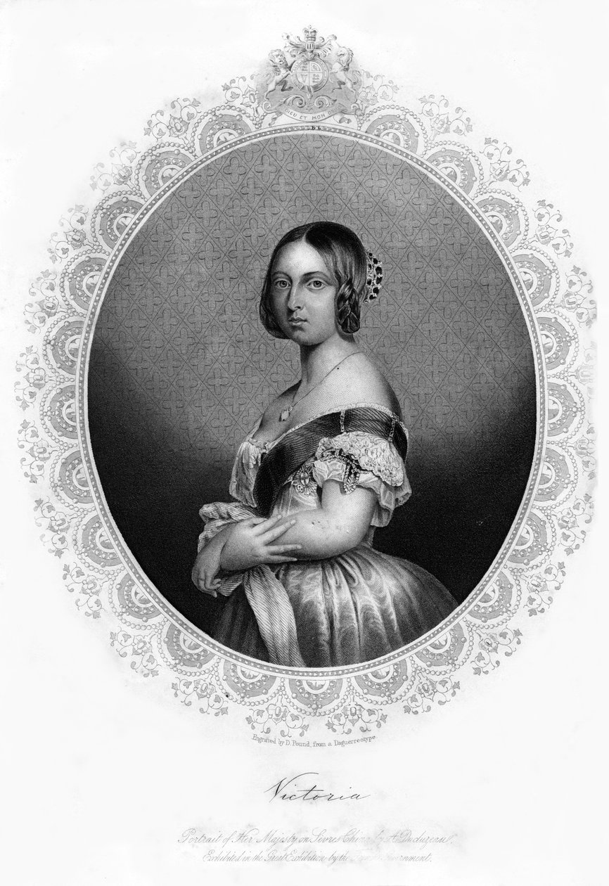 Królowa Wiktoria, ok. 1850 r. autorstwa Daniel John Pound