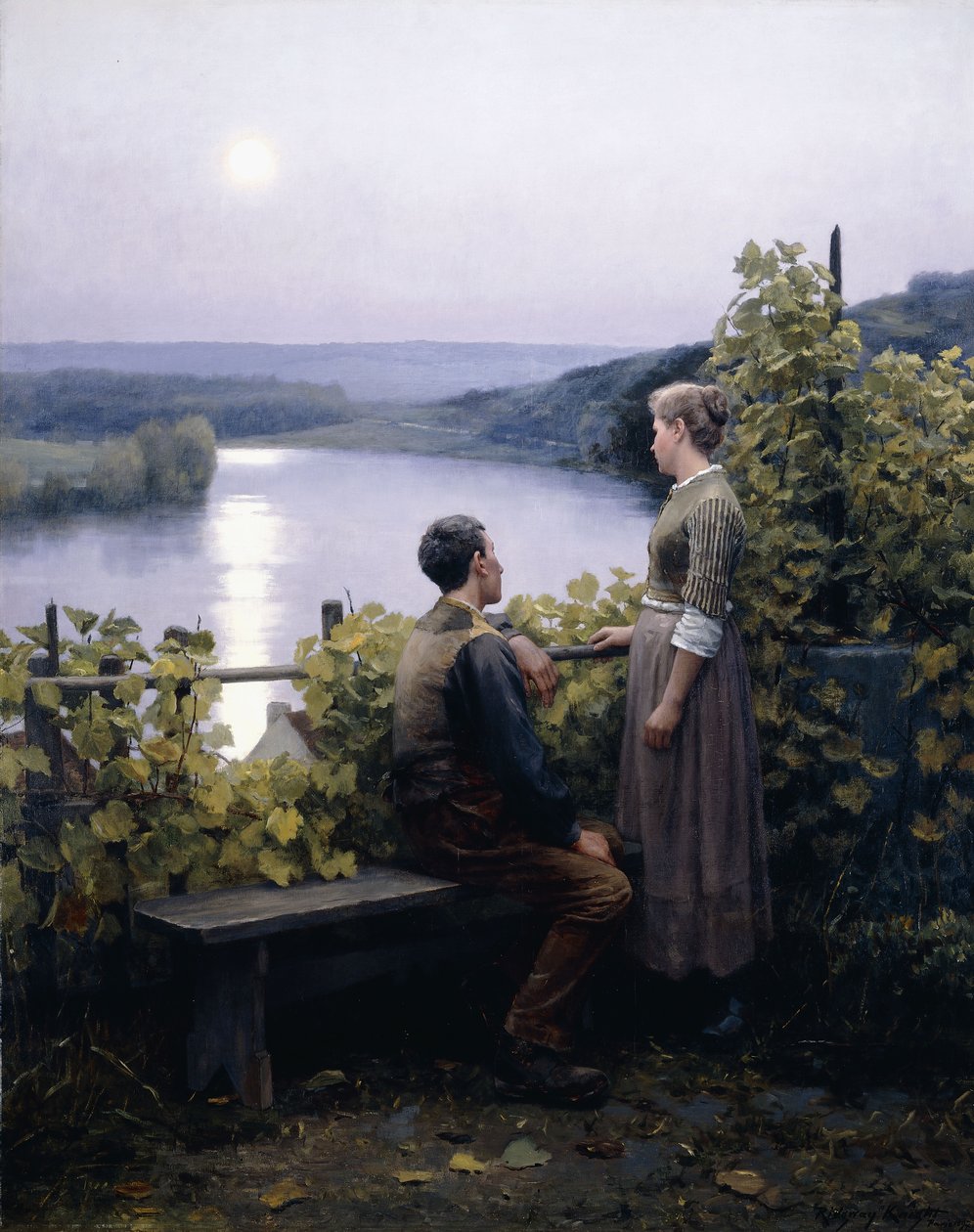Letni wieczór, 1897 autorstwa Daniel Ridgway Knight