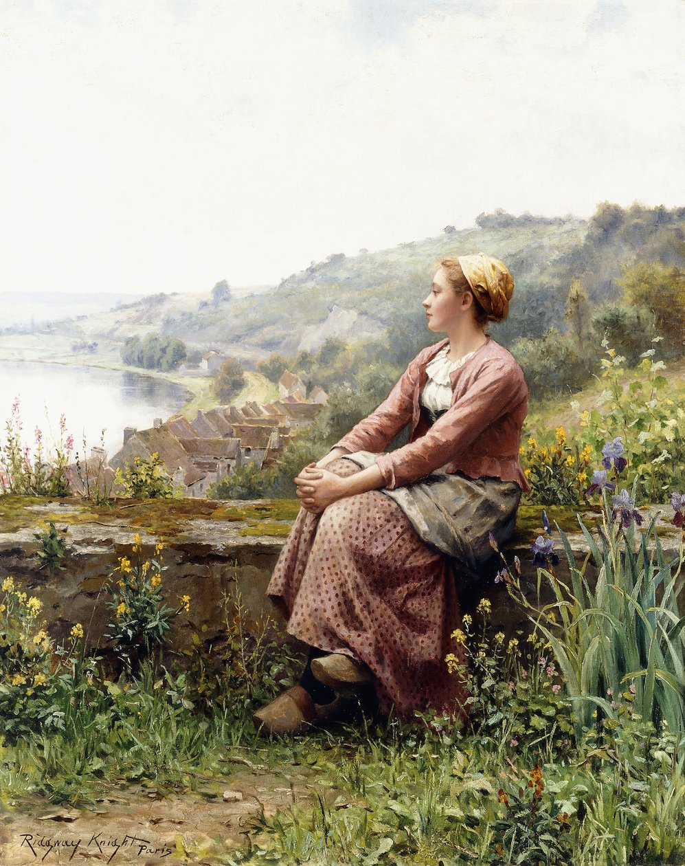 Zaduma, autorstwa Daniel Ridgway Knight