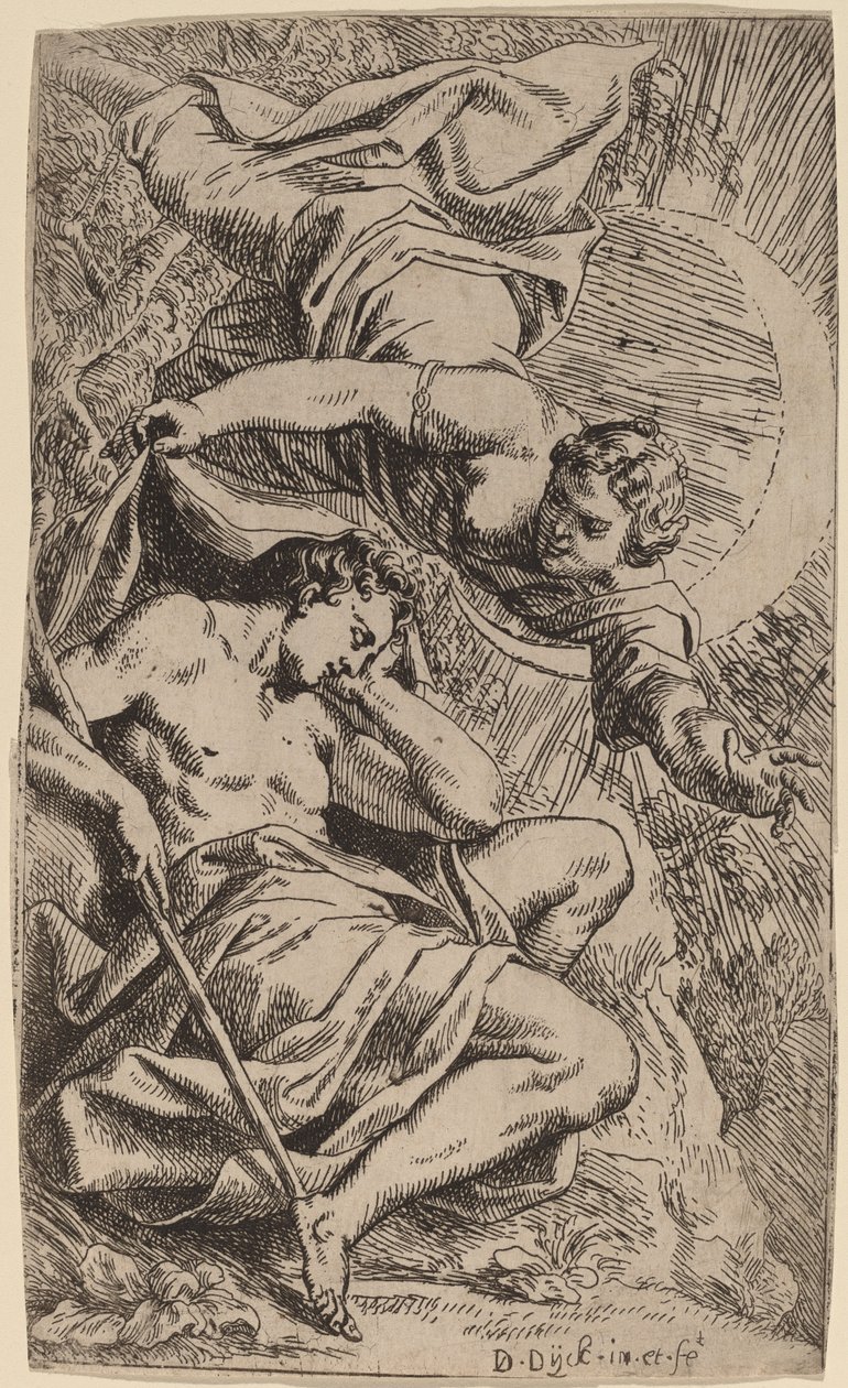 Diana i Endymion autorstwa Daniel van den Dyck