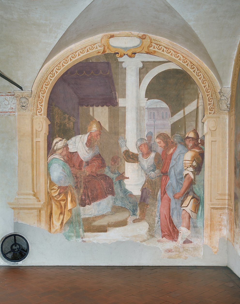 Chrystus przyprowadzony przed Kajfasza autorstwa Daniele Crespi