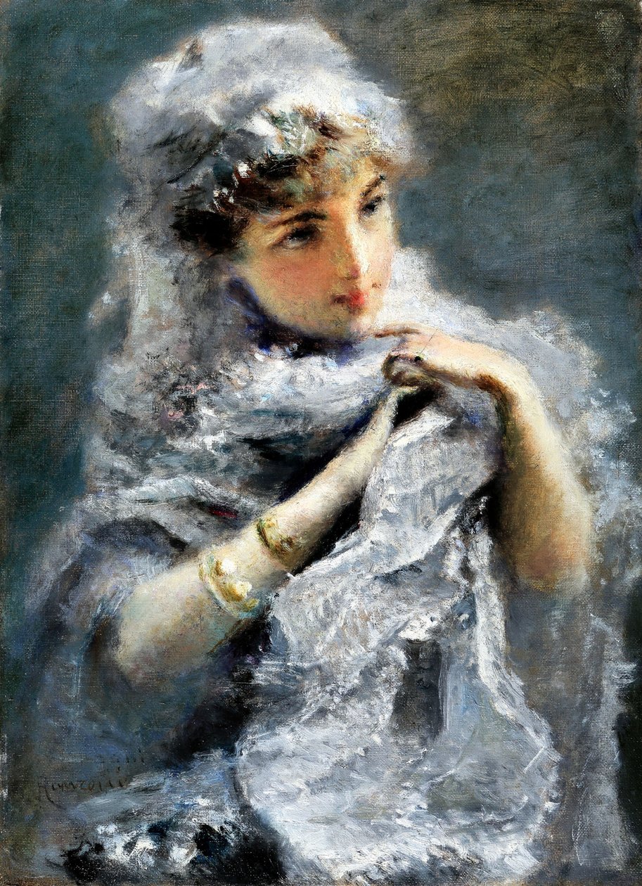 Angielka, 1886. autorstwa Daniele Ranzoni