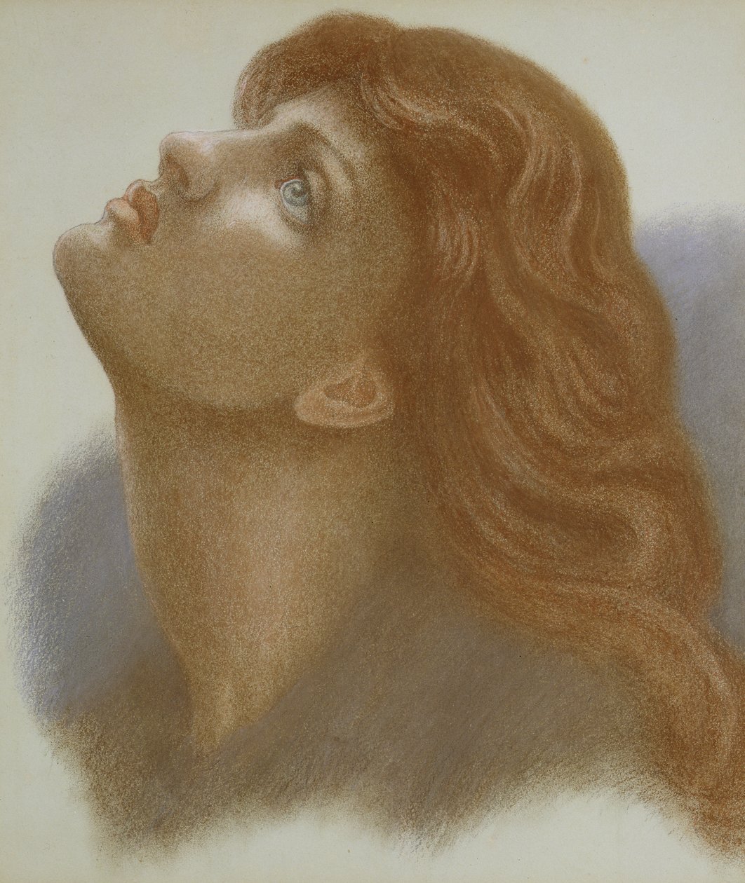 Astarte Syriaca (Venus Astarte) 1875 (kolorowe kredy na papierze) autorstwa Dante Gabriel Charles Rossetti