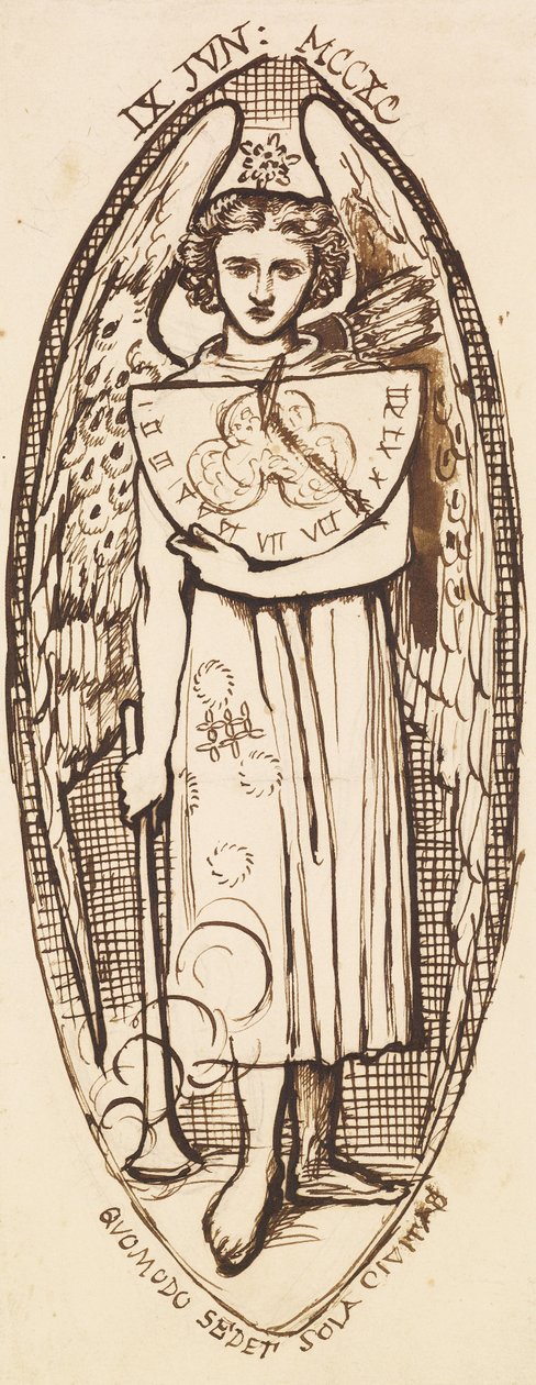 Dantis Miłość autorstwa Dante Gabriel Charles Rossetti