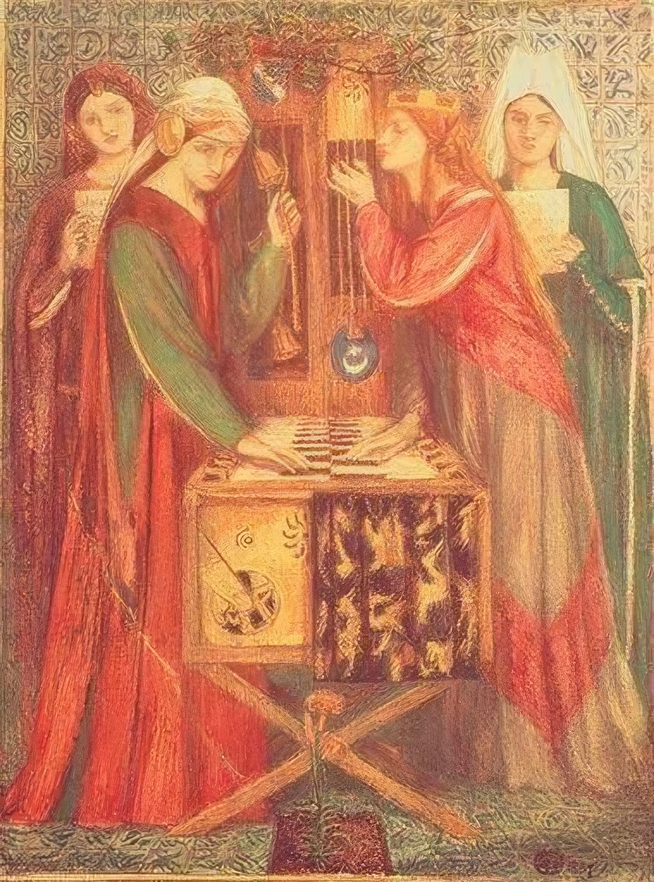 Niebieska komnata autorstwa Dante Gabriel Charles Rossetti