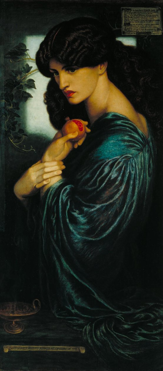 Prozerpina autorstwa Dante Gabriel Charles Rossetti