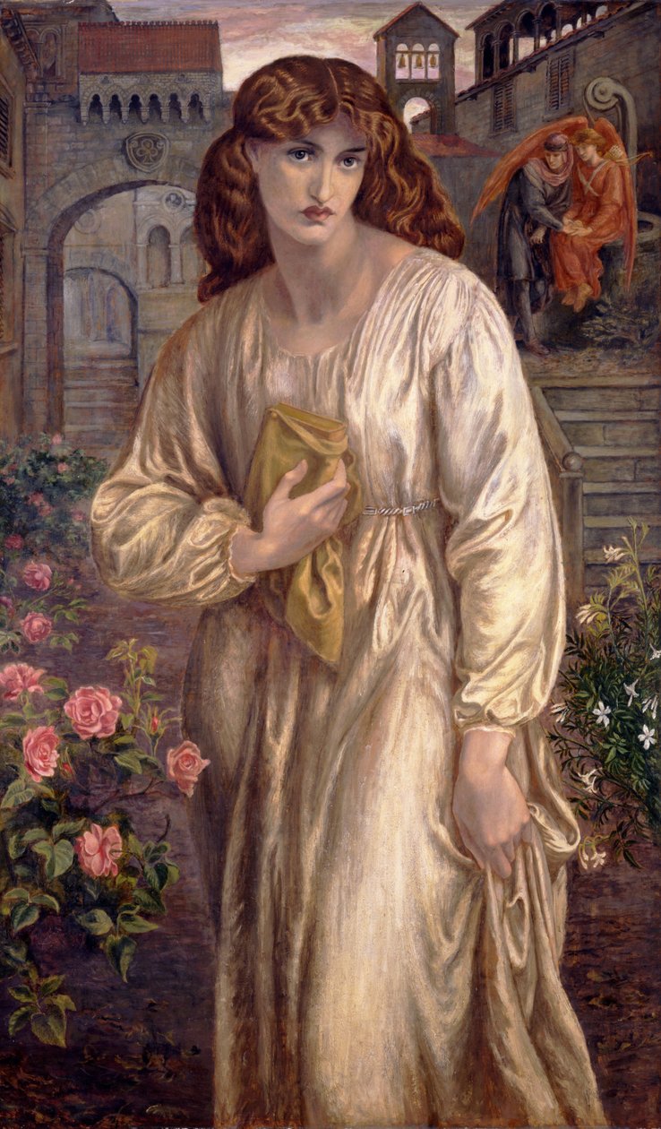 Pozdrowienie Beatrice autorstwa Dante Gabriel Charles Rossetti