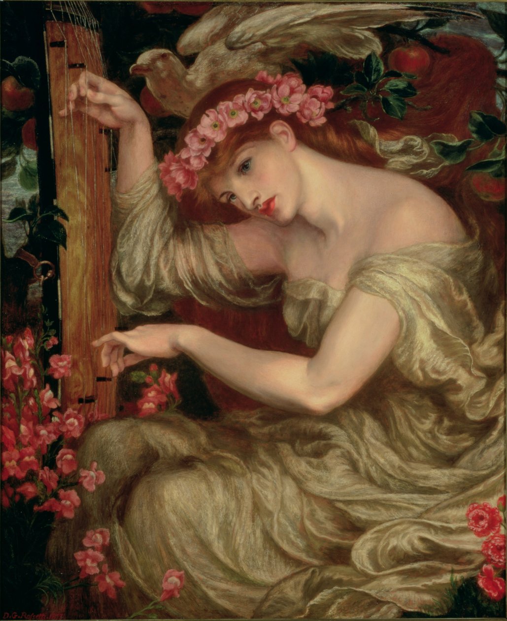 Zaklęcie morza, 1875-77 autorstwa Dante Gabriel Charles Rossetti