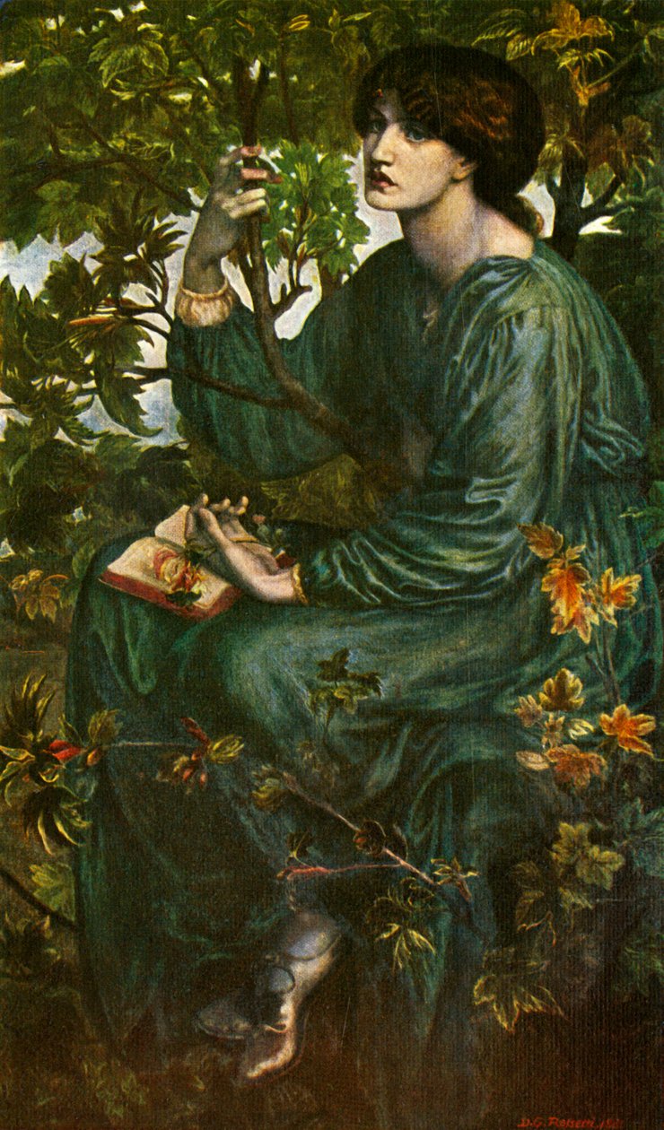 Sen na jawie, 1880, c1912 autorstwa Dante Gabriel Charles Rossetti