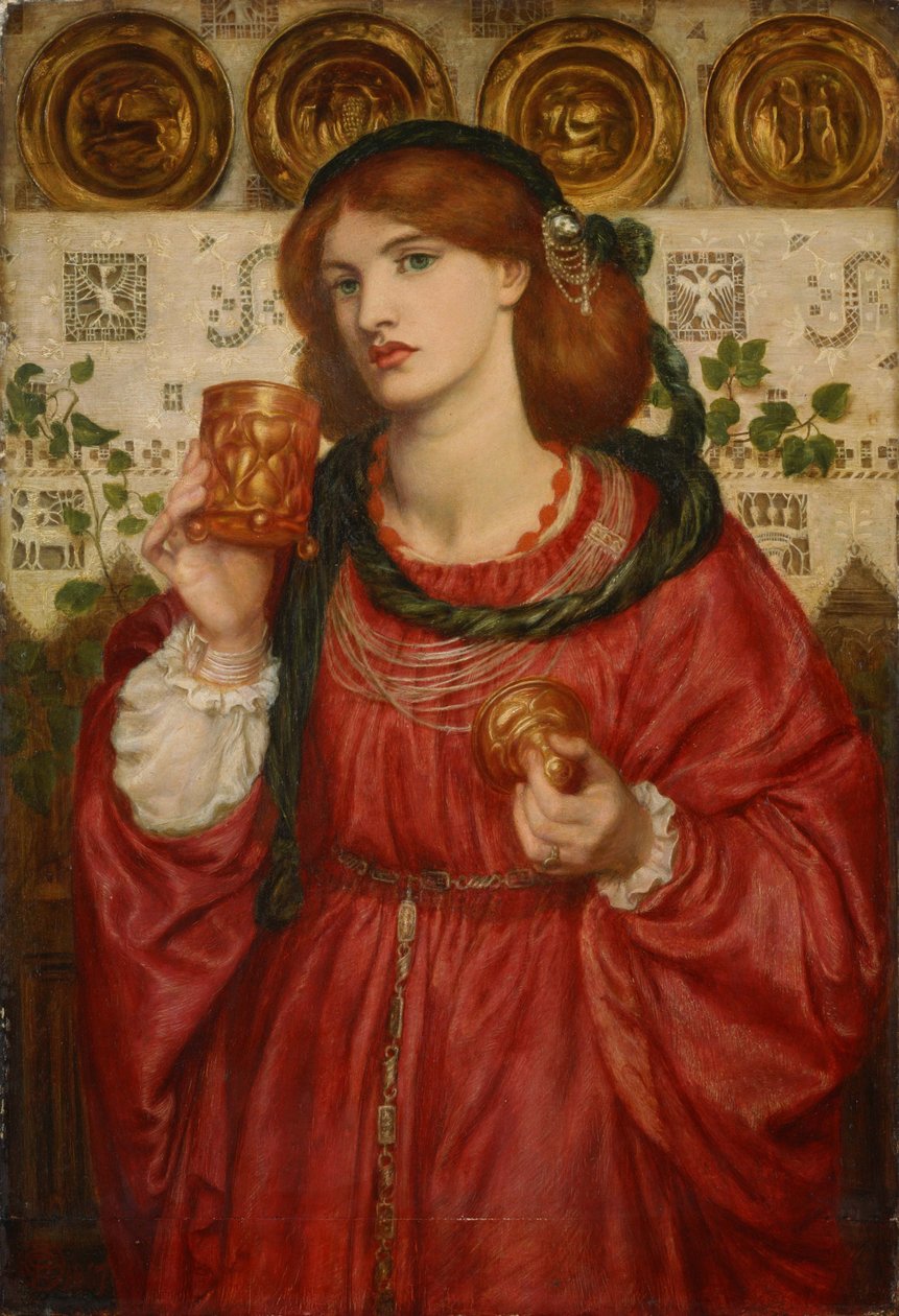 Puchar Miłości autorstwa Dante Gabriel Rossetti