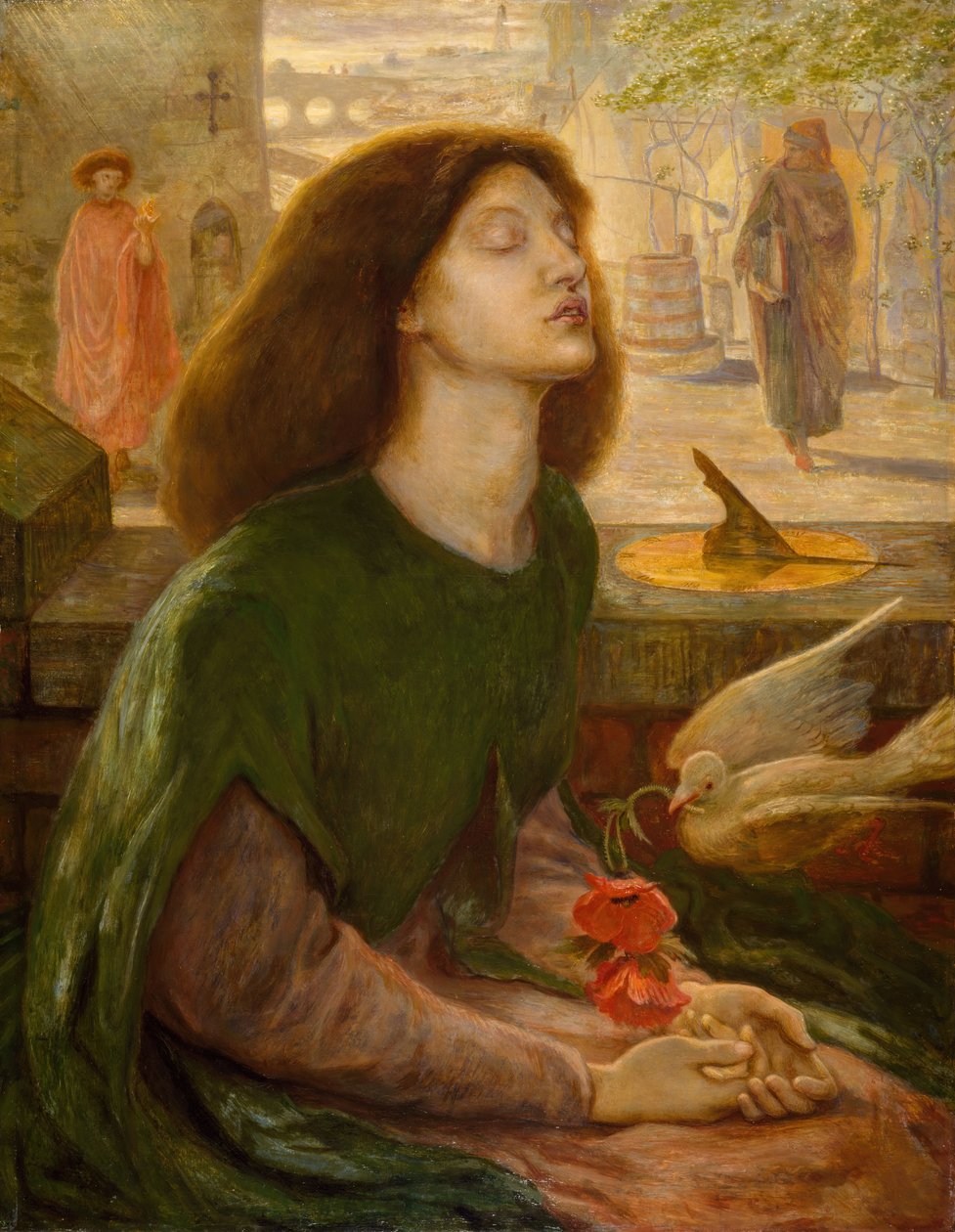 Beata Beatrix, 1877 autorstwa Dante Gabriel Rossetti