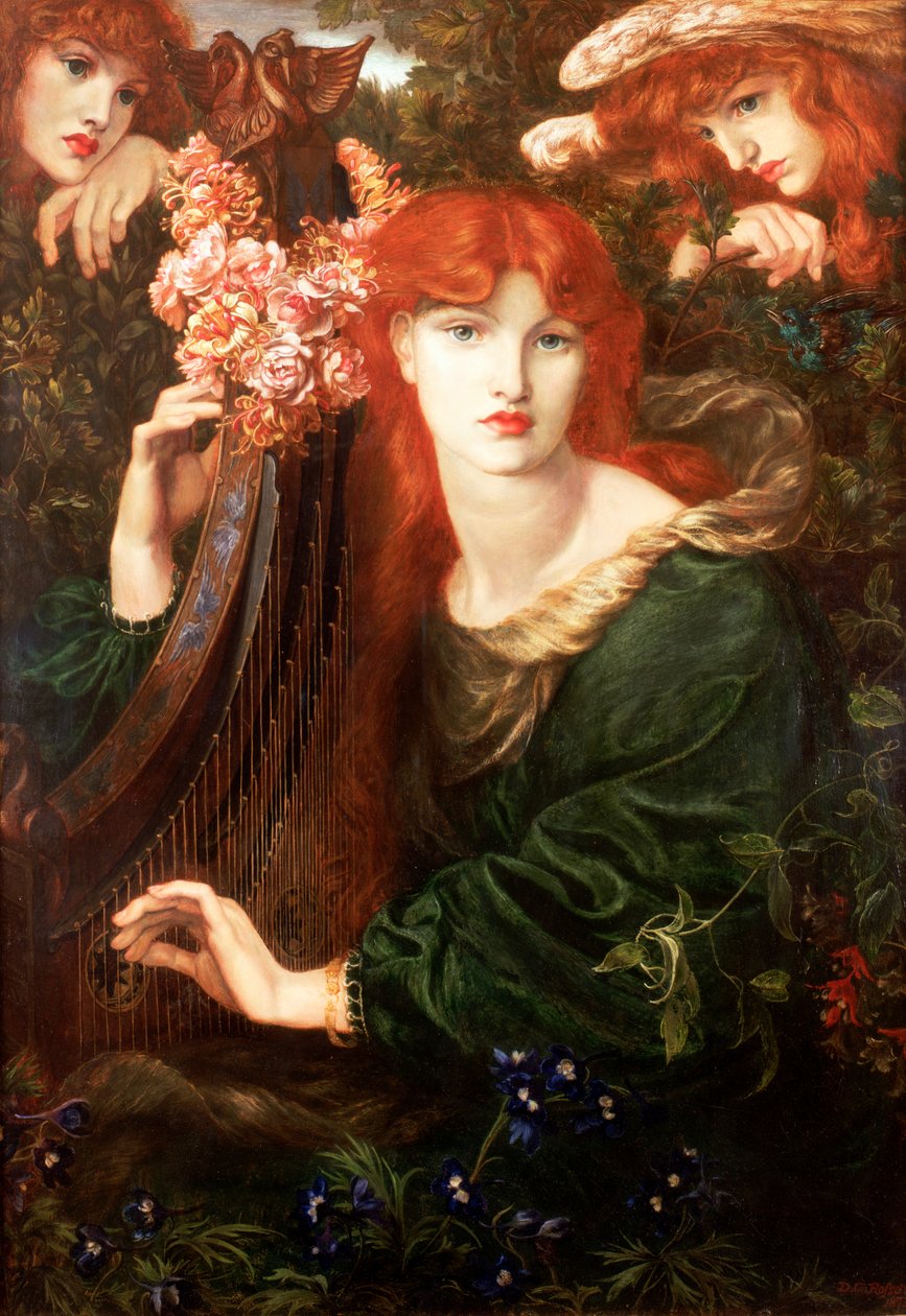 „La Ghirlandata”, 1873 r. autorstwa Dante Gabriel Rossetti