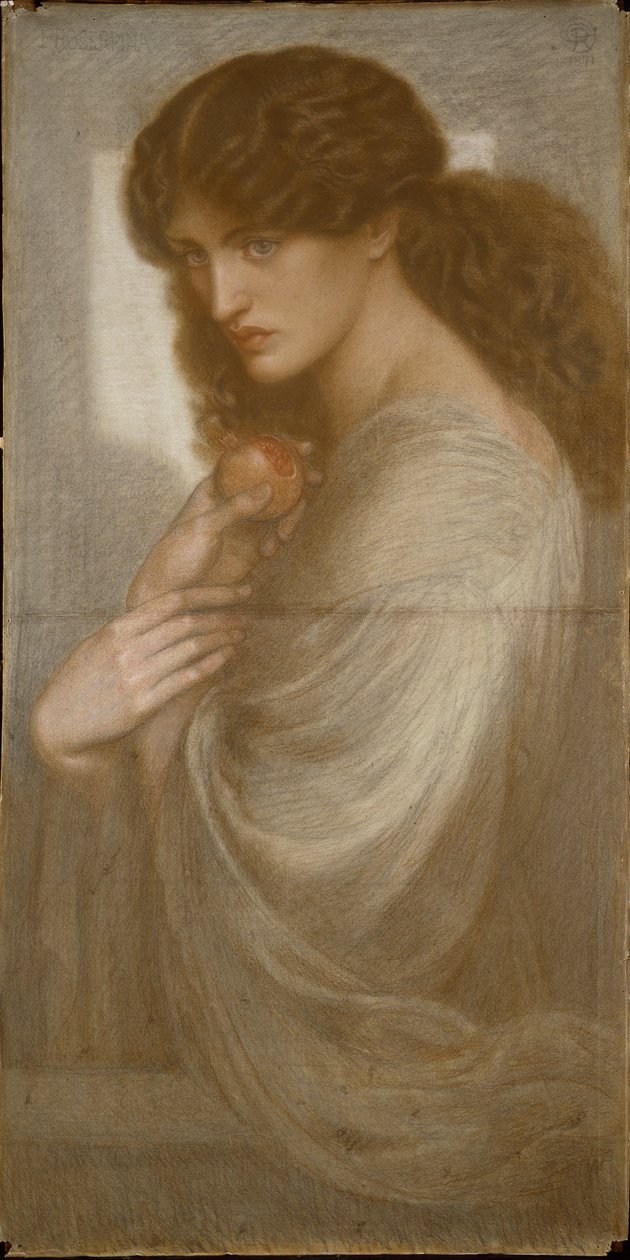 Prozerpina, 1871 autorstwa Dante Gabriel Rossetti