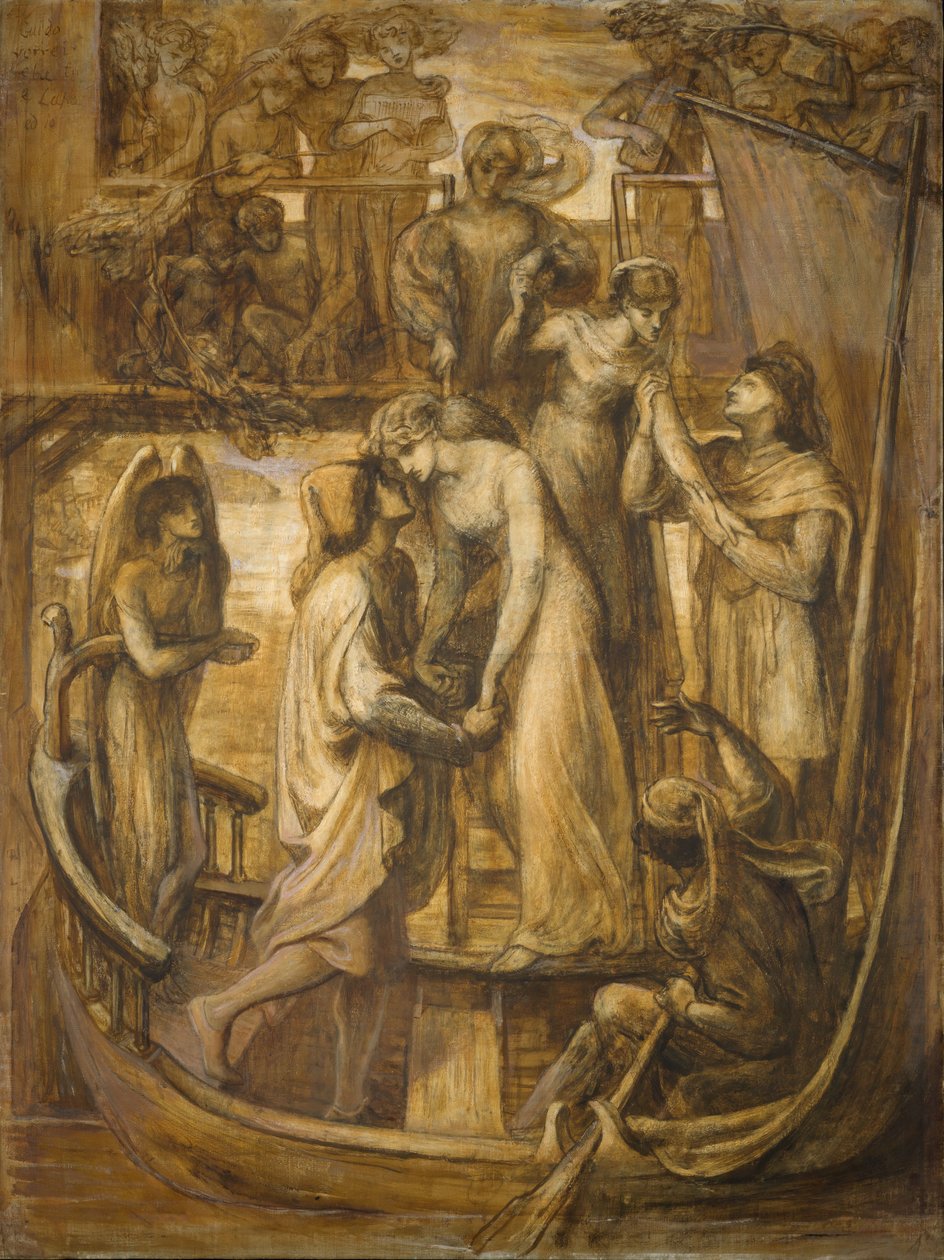 Łódź miłości, 1881. autorstwa Dante Gabriel Rossetti