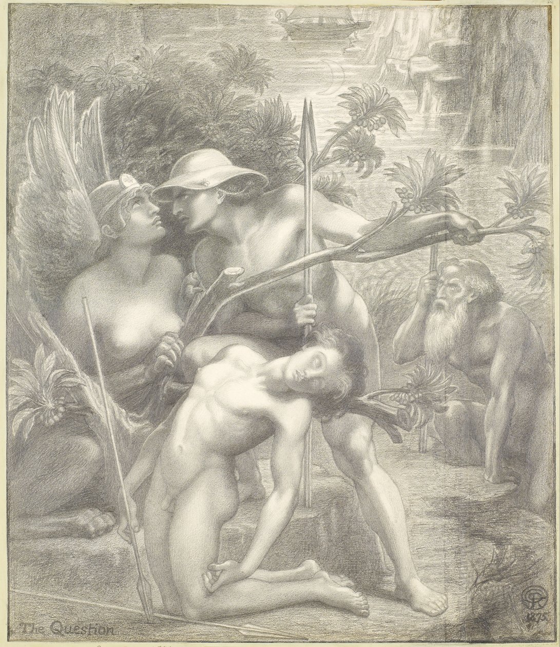 Pytanie, Sfinks autorstwa Dante Gabriel Rossetti