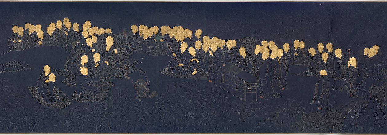 Pięćset Luohan, dynastia Ming, 1427. autorstwa Daohong