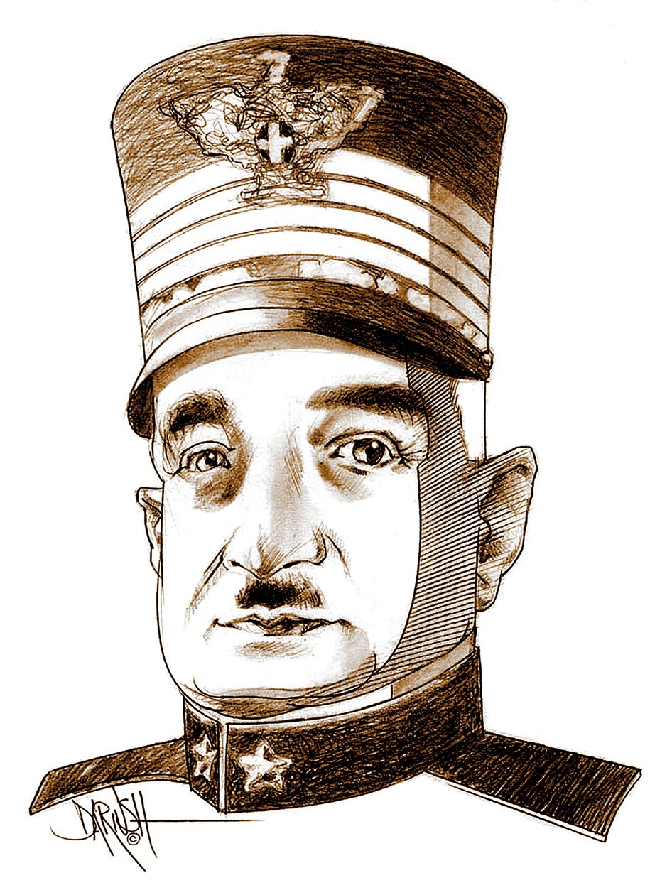 Armando Diaz, 2003 (cyfrowy rysunek ołówkiem) autorstwa Dariush Radpour