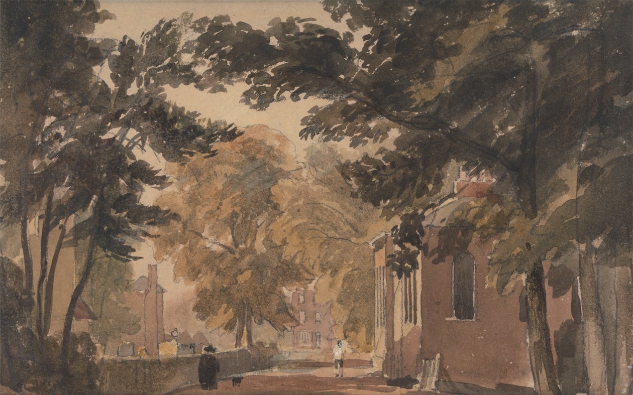 Ulica w Harborne autorstwa David Cox