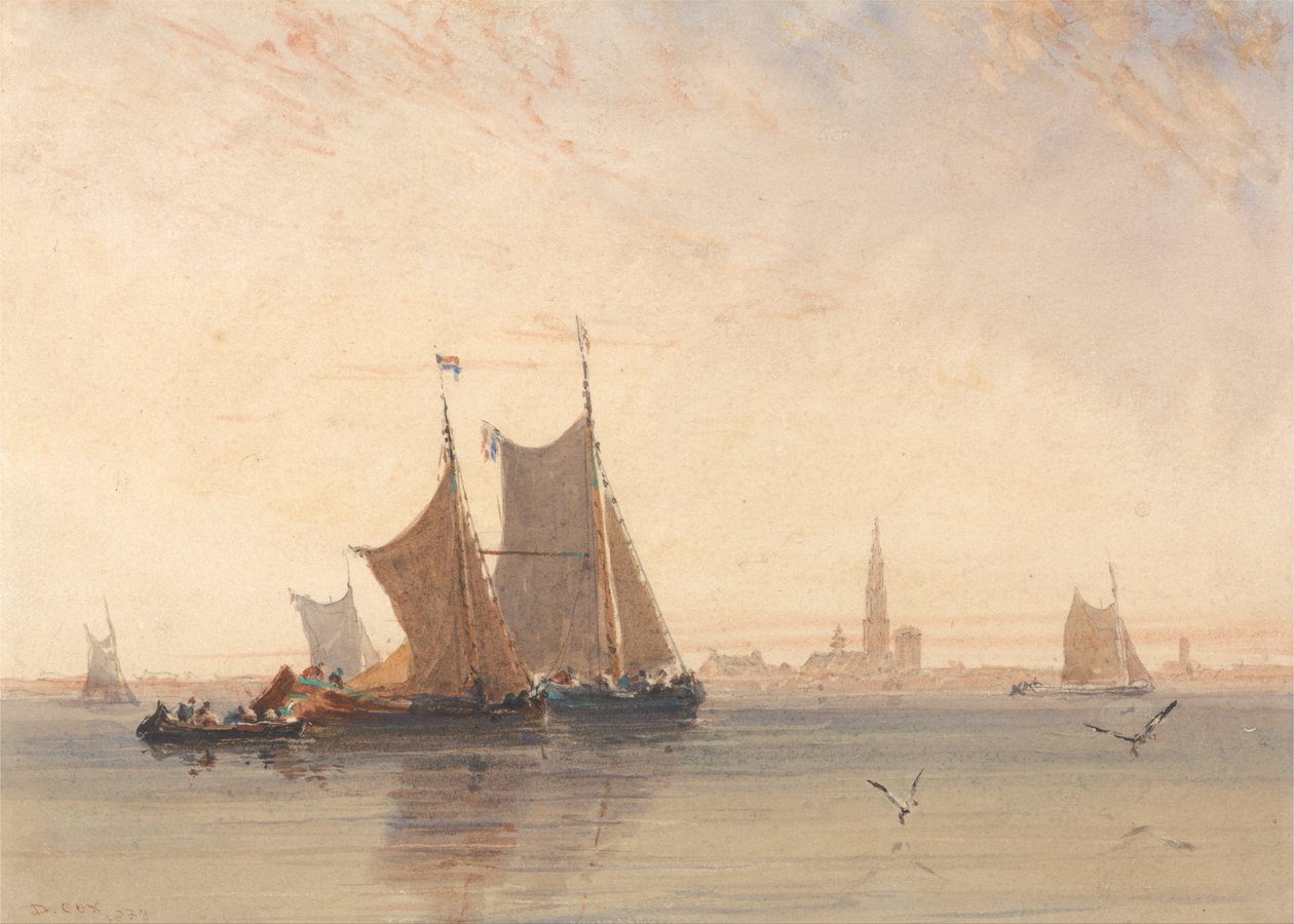 Antwerpia, rano autorstwa David Cox