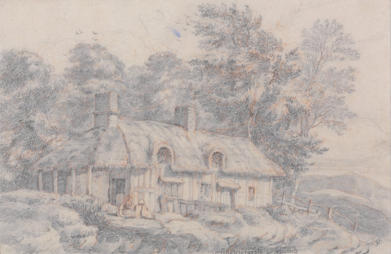 Domek w Herefordshire autorstwa David Cox