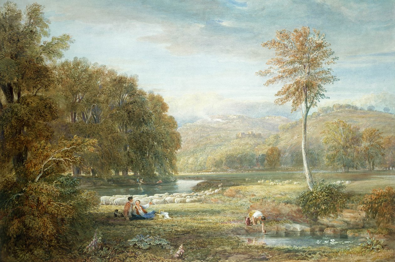 Scena duszpasterska autorstwa David Cox