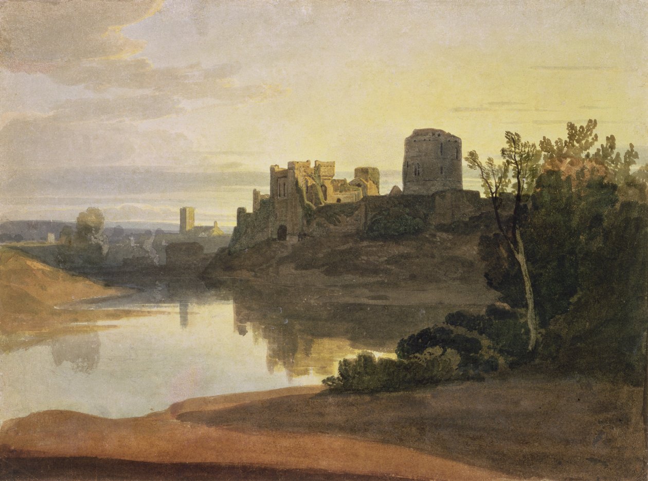 Zamek Pembroke autorstwa David Cox