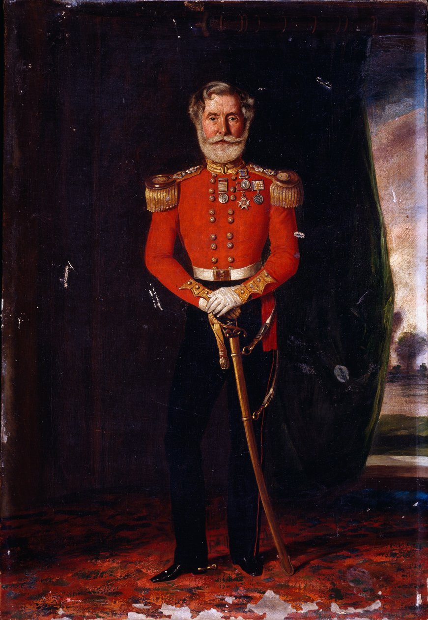 Pułkownik Philip McPherson CB, 17 Pułk Piechoty (Leicestershire), 1855 autorstwa David Cunliffe