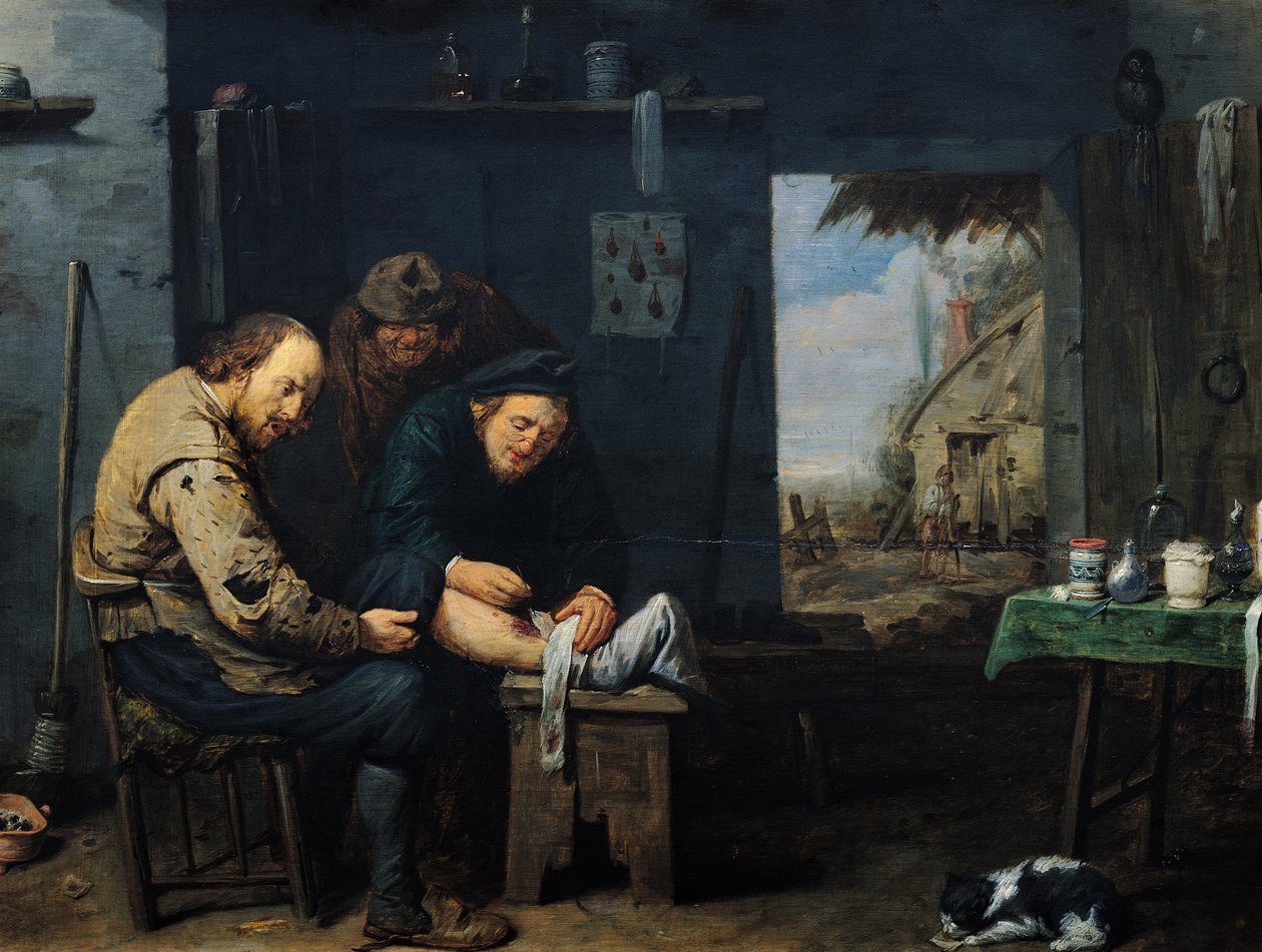 Chirurg, 1638 autorstwa David III Ryckaert