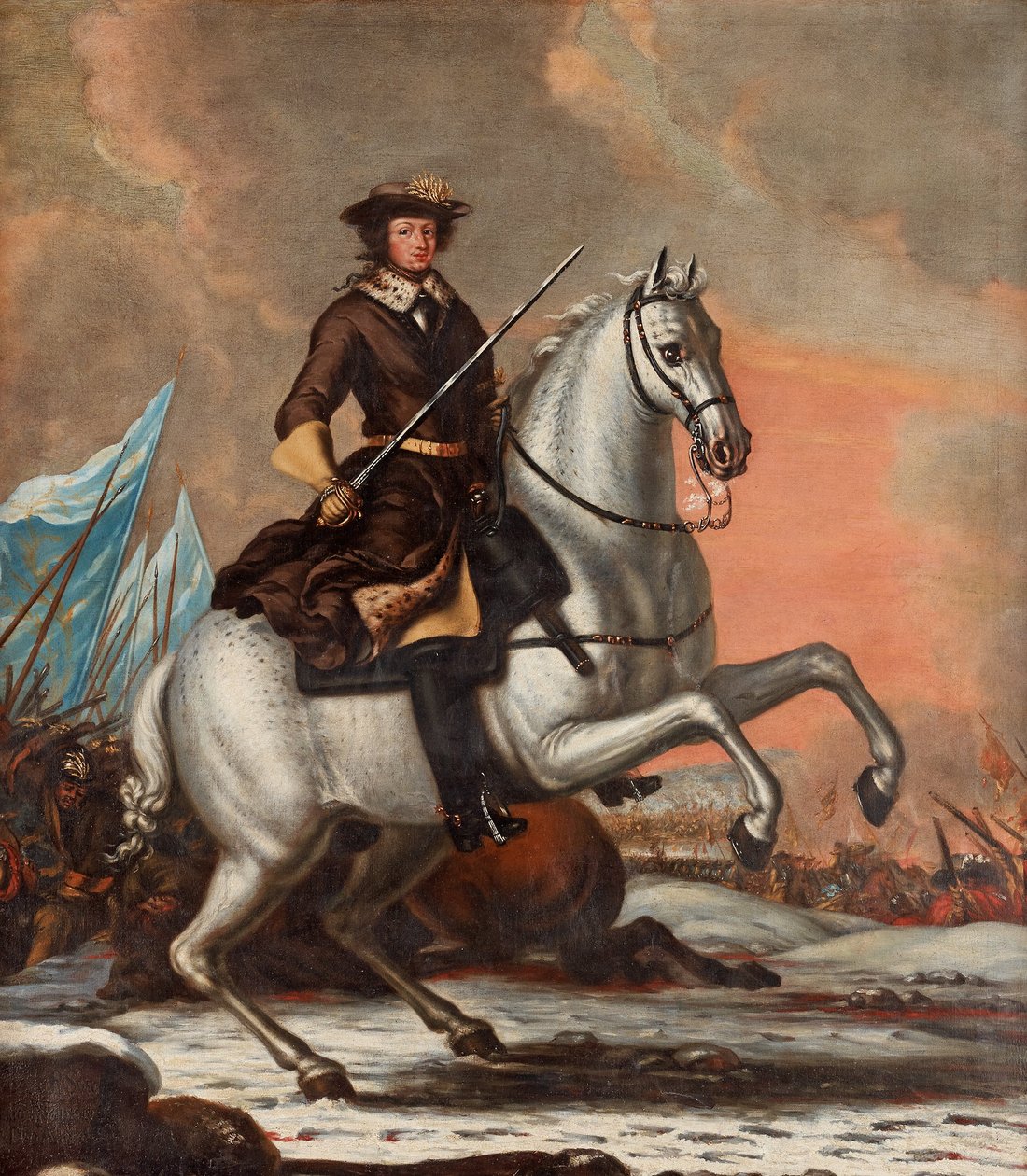 Karol XI, 1655-1697, król Szwecji autorstwa David Klöcker Ehrenstrahl