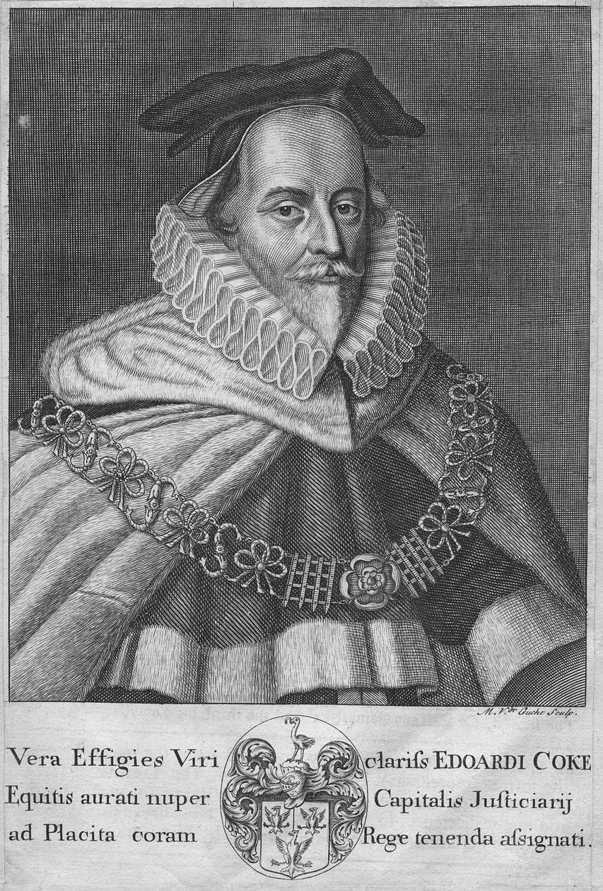 Sir Edward Coke autorstwa David Loggan