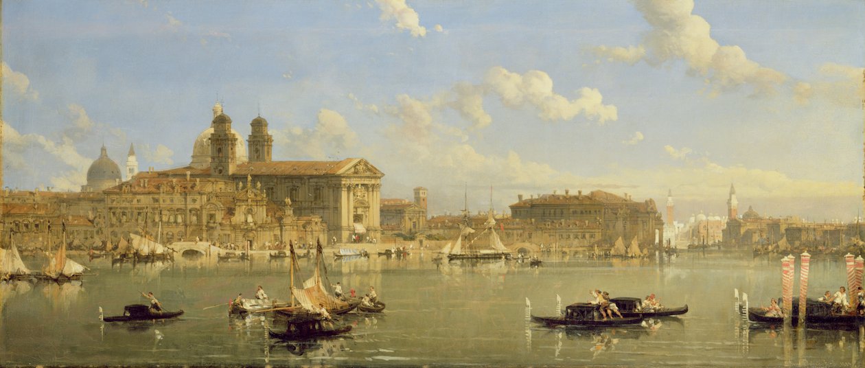 Giudecca, Wenecja, 1854 autorstwa David Roberts