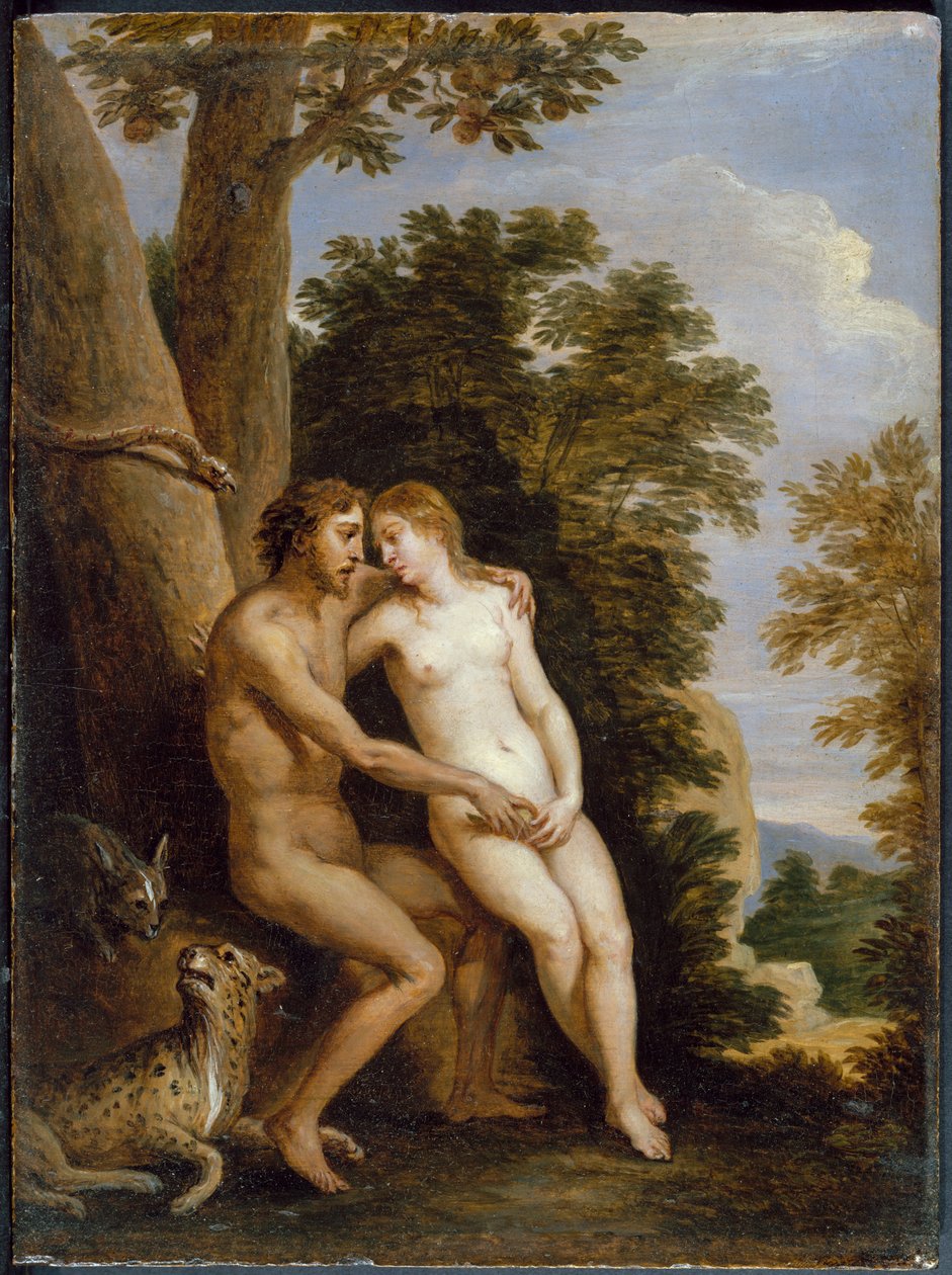 Adam i Ewa autorstwa David Teniers the Younger