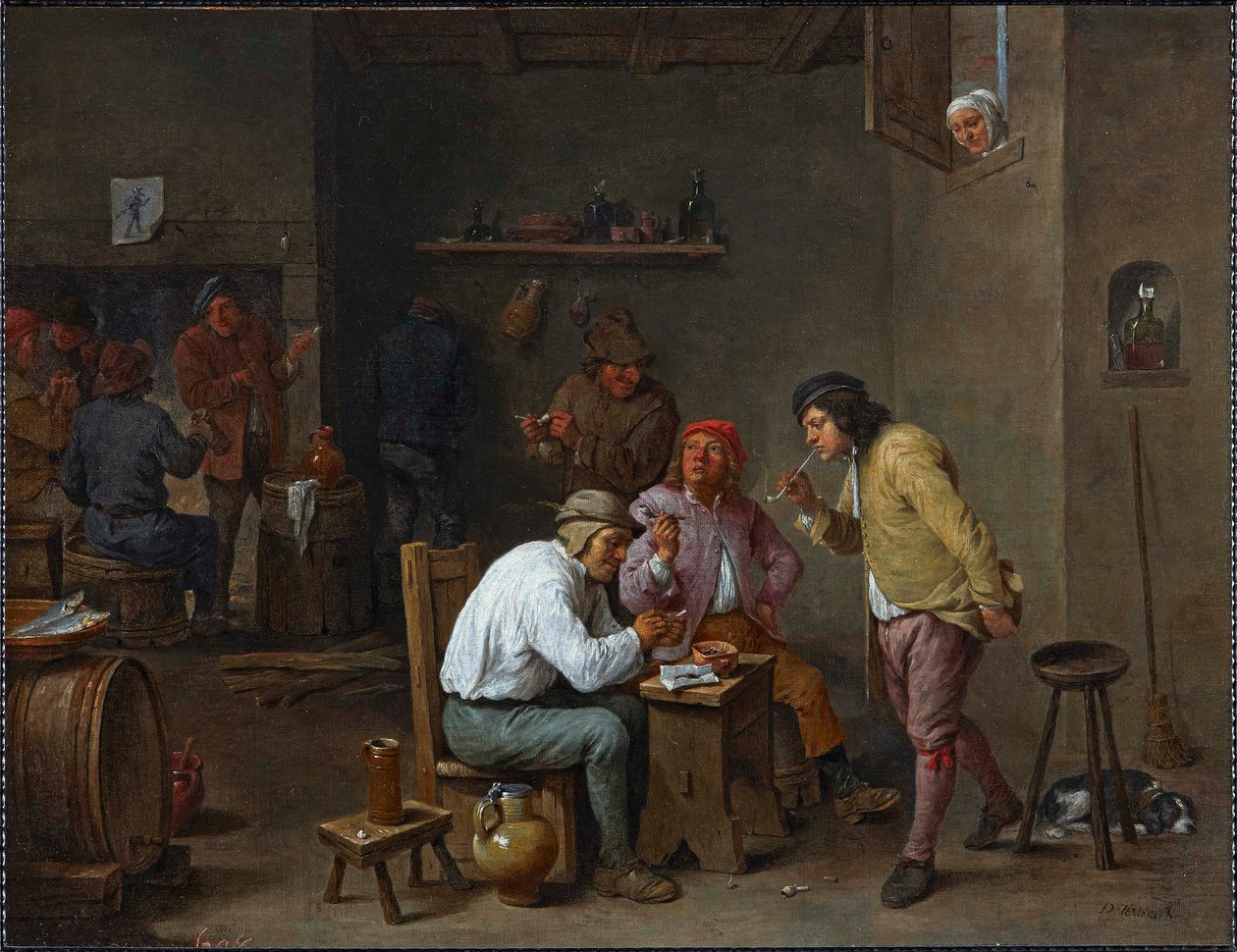 Scena tawerny autorstwa David Teniers the Younger
