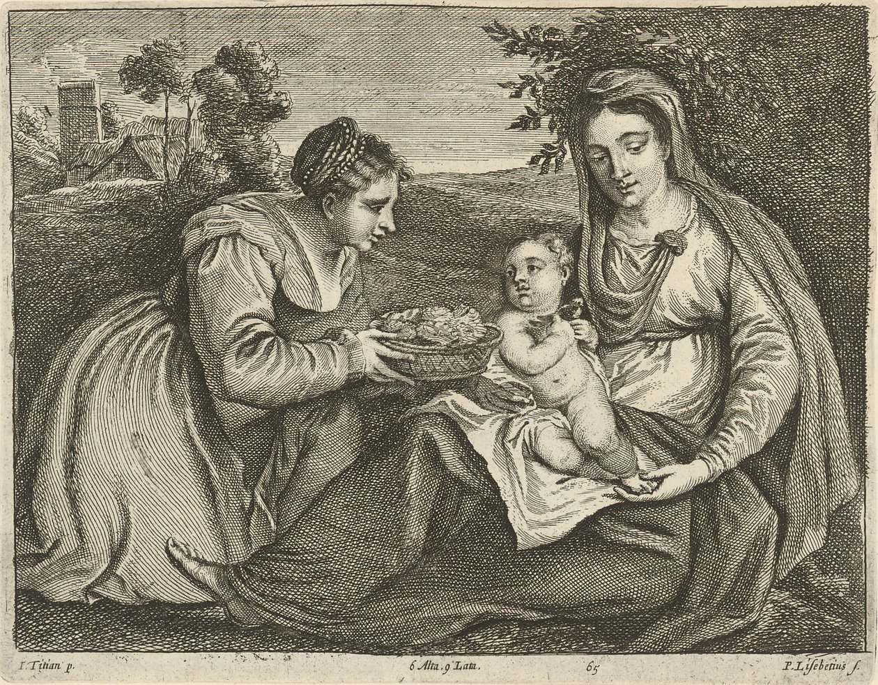Madonna z Dzieciątkiem ze św. Dorotą autorstwa David Teniers the Younger