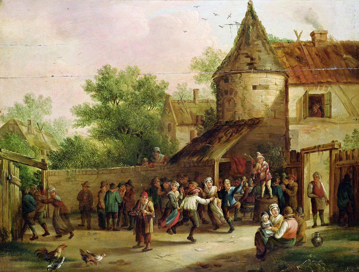 Festyn Wiejski autorstwa David Teniers the Younger