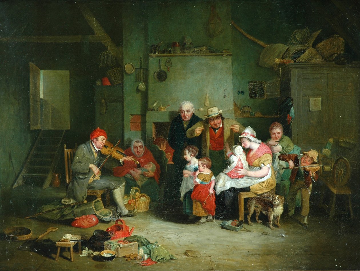 Ślepy Skrzypek autorstwa David Wilkie