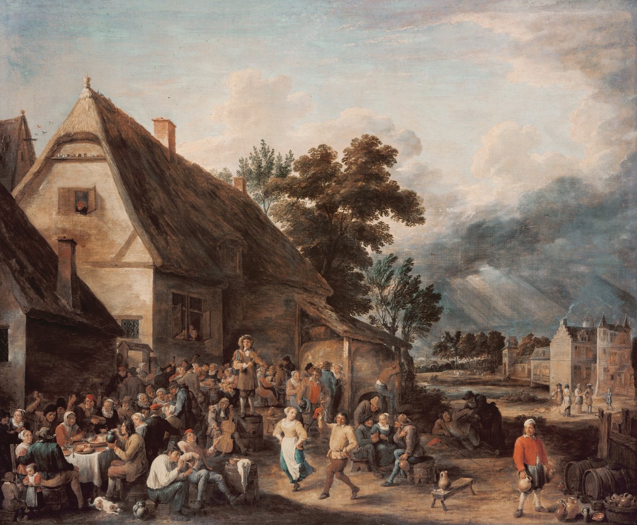 Kermesse (Festiwal) autorstwa David Teniers the Younger