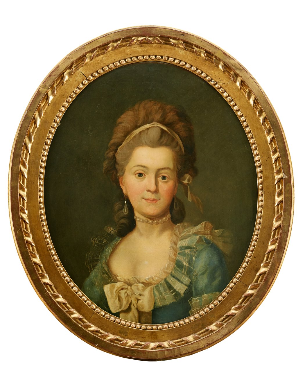 Portret nieznanej kobiety w stroju ludowym, portretowany ok. 1780 autorstwa David von Kraffts