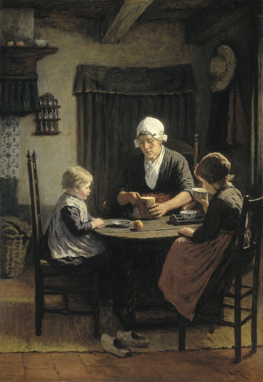 U babci autorstwa David Adolph Constant Artz