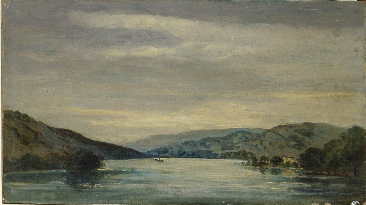 Woda Coniston, 1838 autorstwa David Charles Read