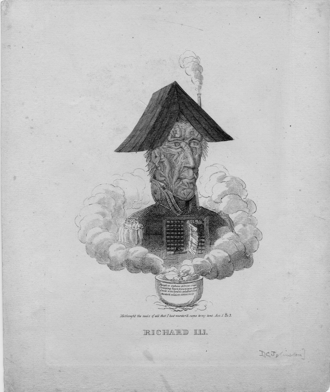 Ryszard III, ok.1828 autorstwa David Claypoole Johnston