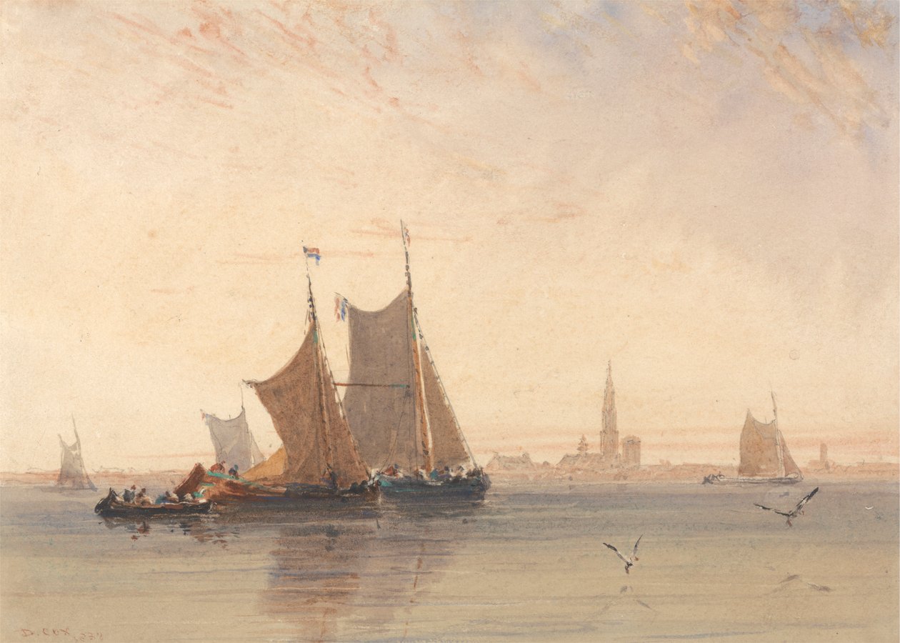 Antwerpia, rano autorstwa David Cox