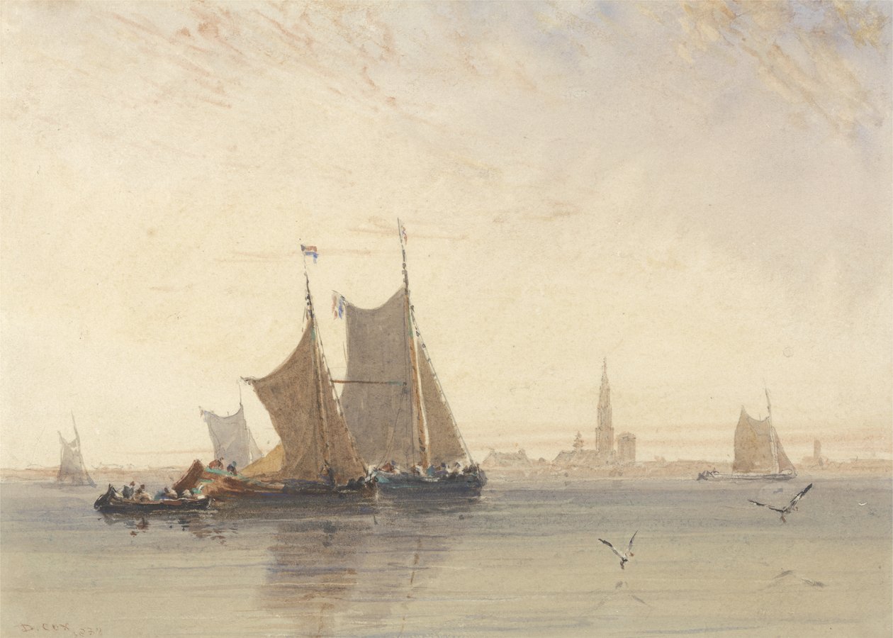 Antwerpia, rano autorstwa David Cox