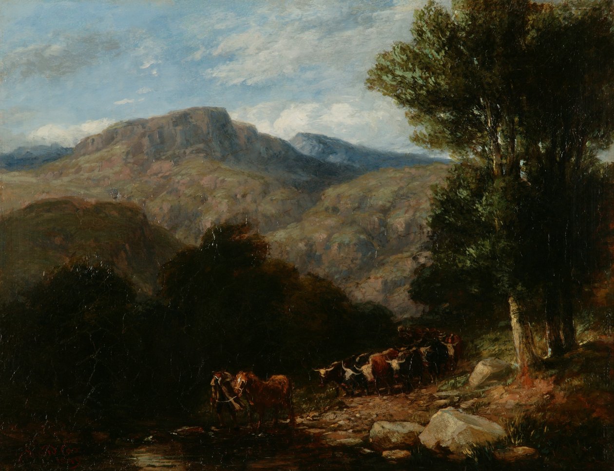Przeprawa przez Forda autorstwa David Cox
