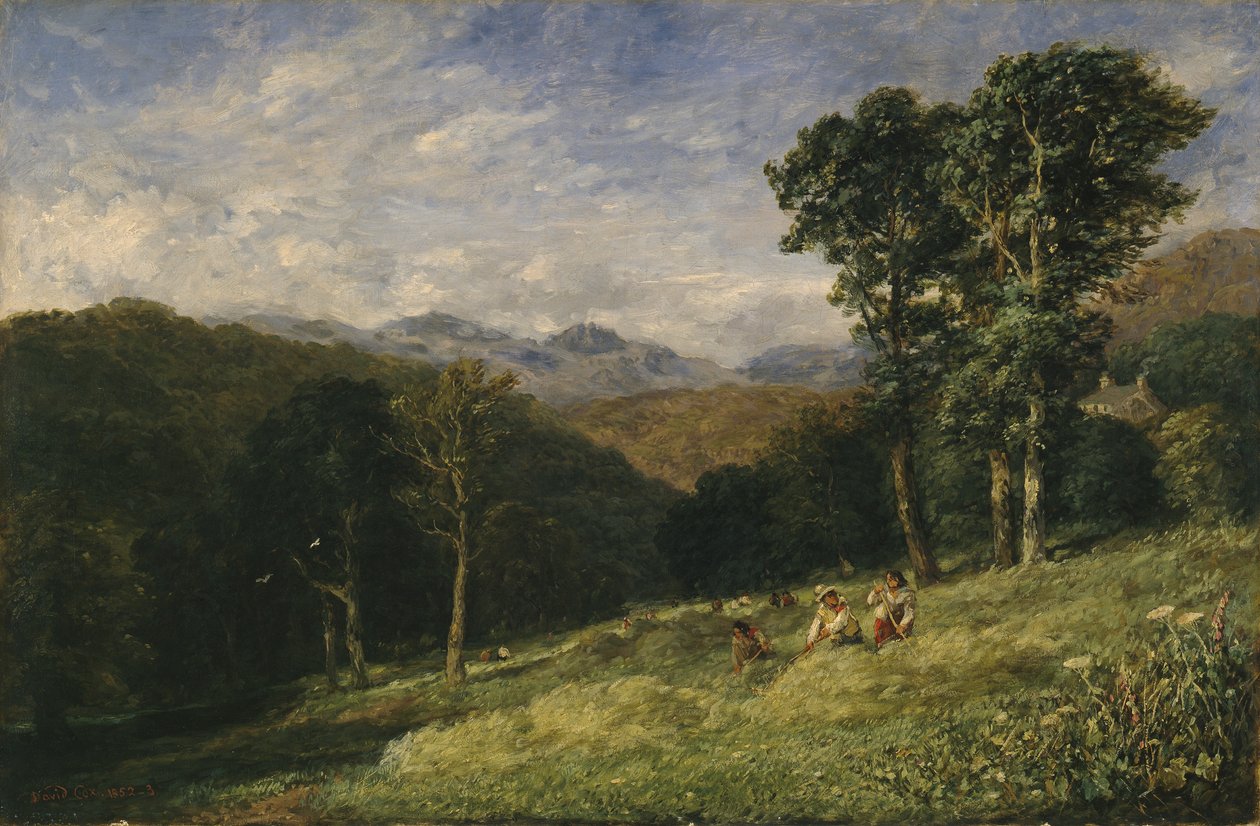 Sianokosy w pobliżu Conway autorstwa David Cox