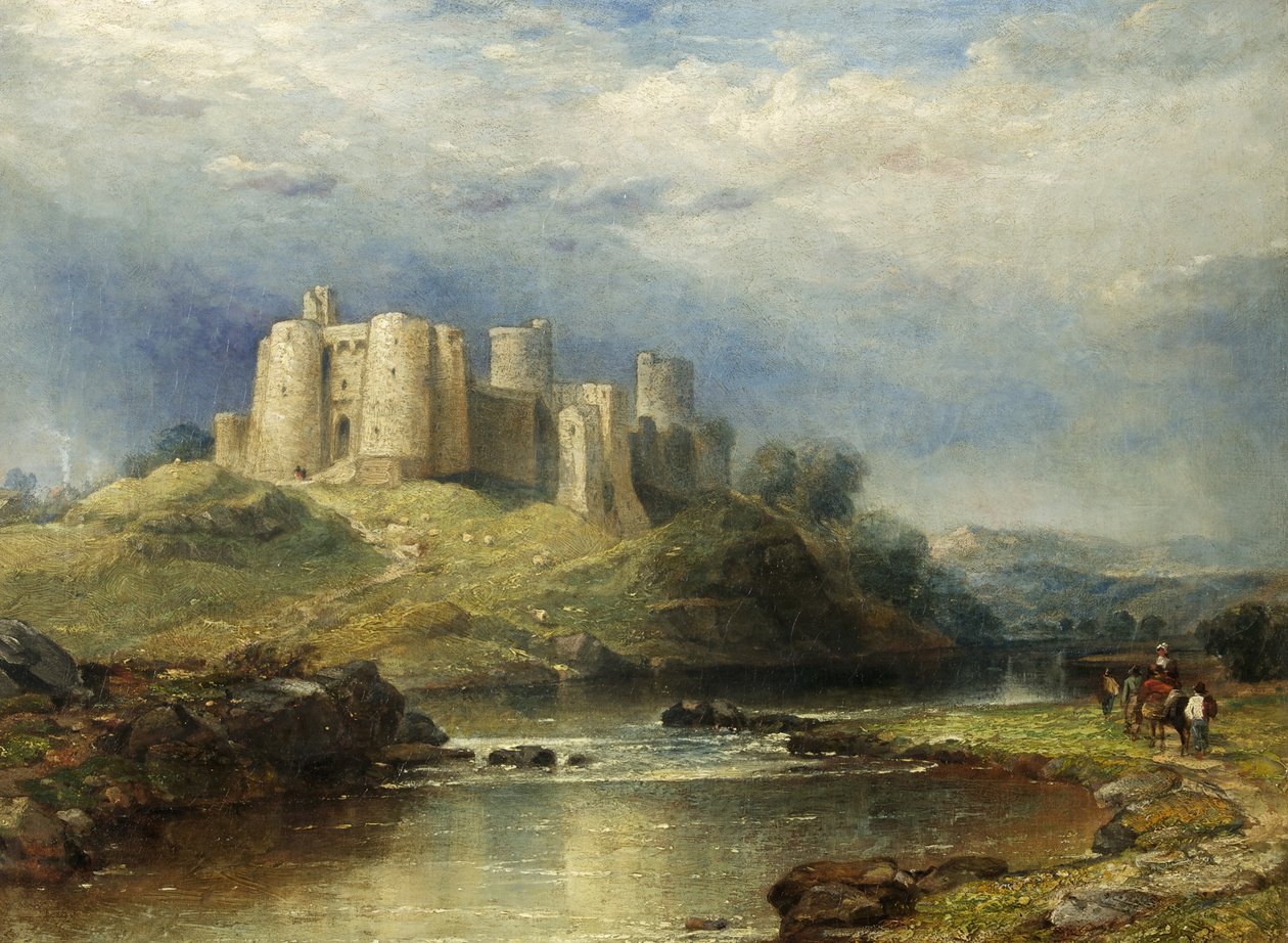 Zamek Kidwelly autorstwa David Cox