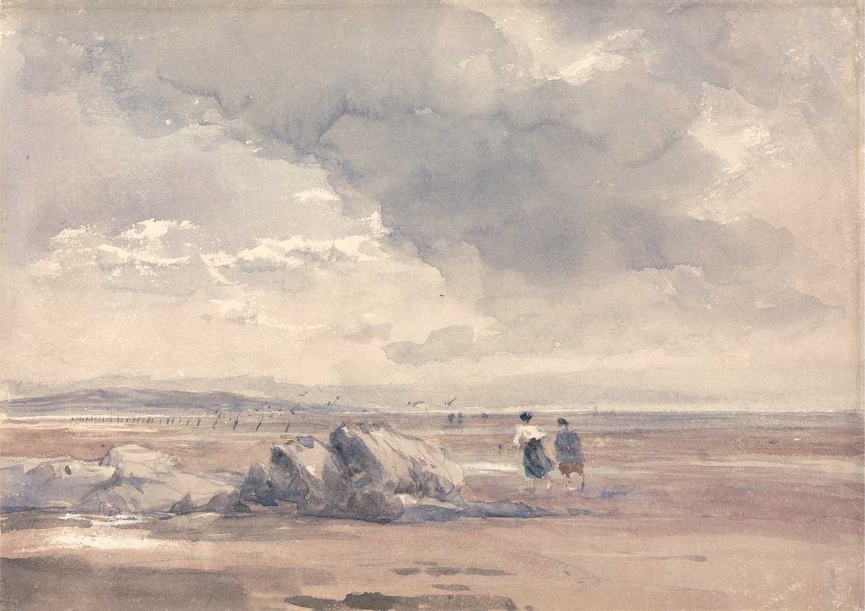 Na Piaskach Lancaster, Niski Przypływ autorstwa David Cox
