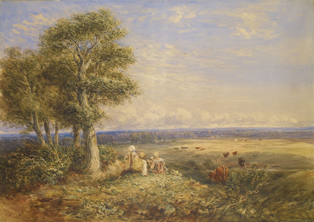 Skowronek, 1848 autorstwa David Cox